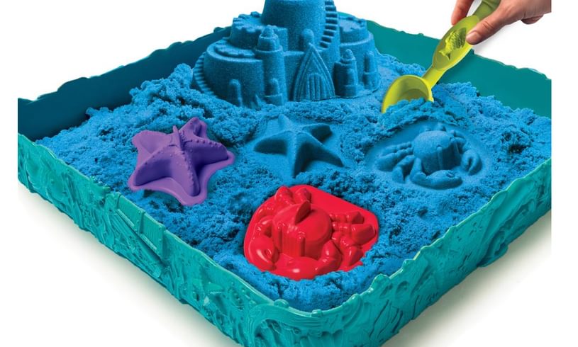 Kinetic Sand Sandcastle Set Spinmaster Blue
