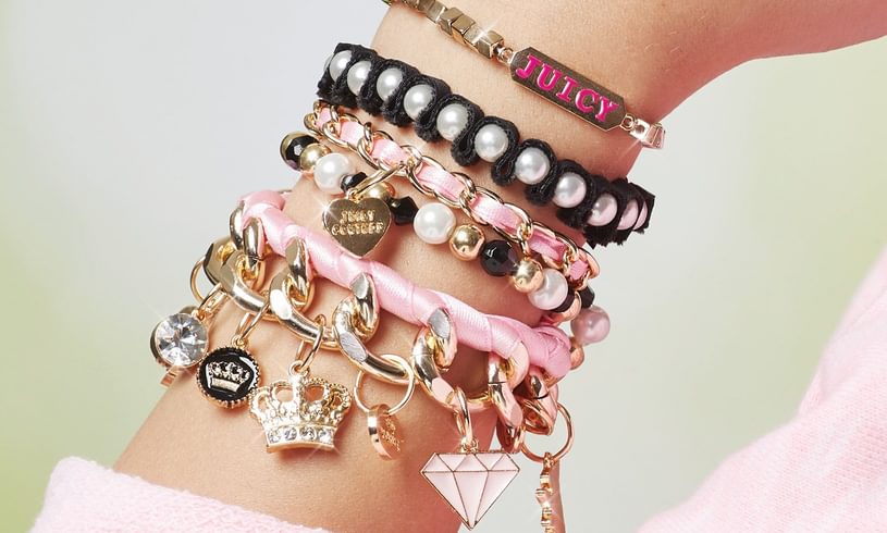 Juicy Couture DIY Chain and Charm Bracelet Kit arm