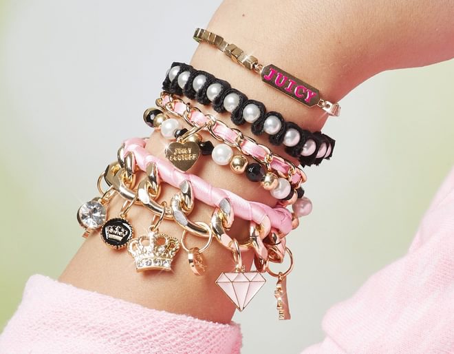 Juicy couture gold charm bracelet shop