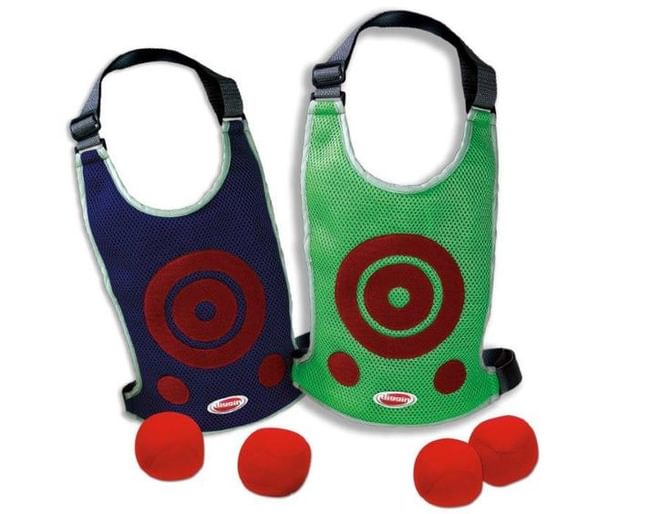 Little Tikes Dodge & Score Target Toss Game with 2 Vests & 6 Balls