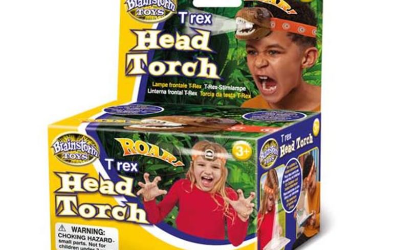 T rex head torch Brainstorm box