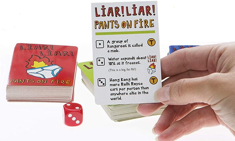 Liar Liar Pants on Fire Card Game
