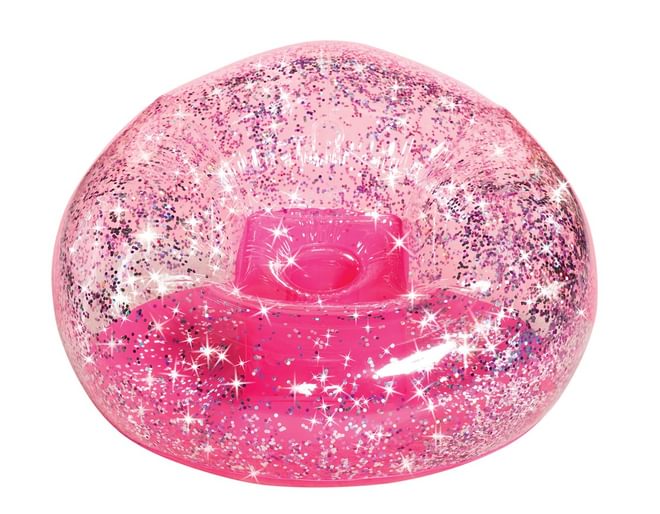 Inflatable Sparkle Chair Pink