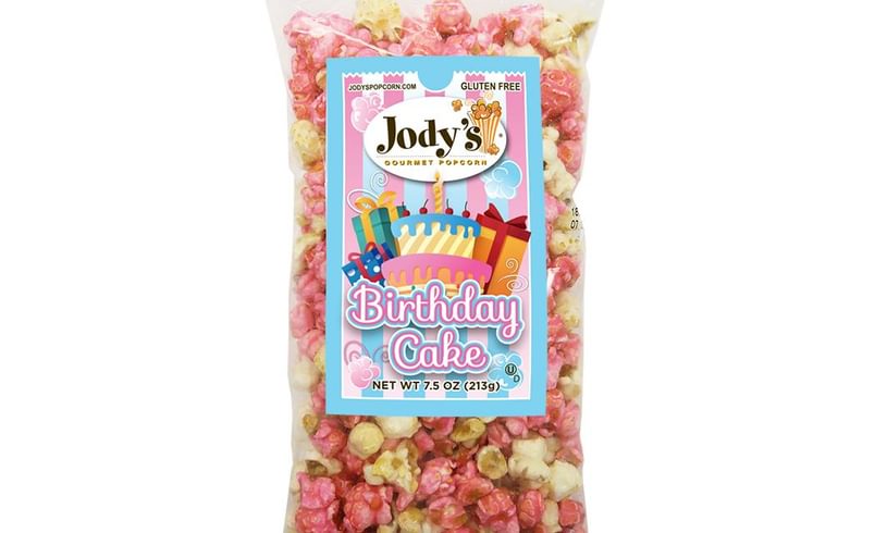 Jodys birthday cake popcorn