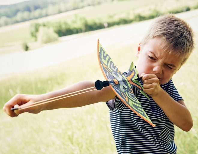 Glider in use