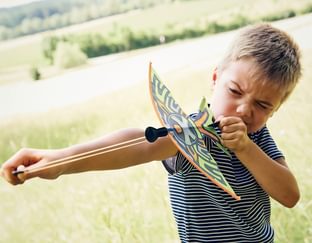 Glider in use