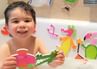 Weird and wonderful bath time stickers