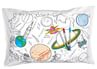 space explorer pillowcase with planets