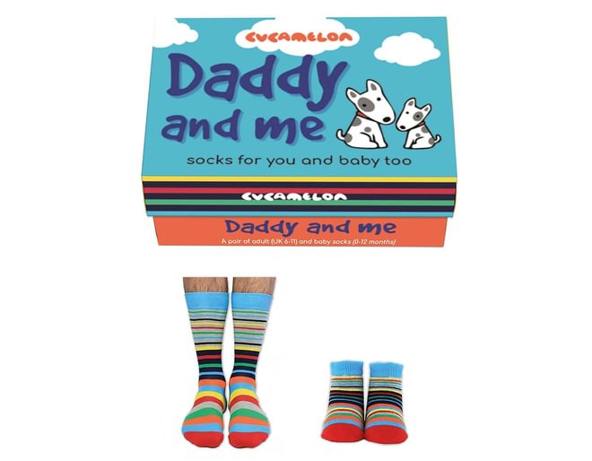 Cucamelon Daddy and Me Socks