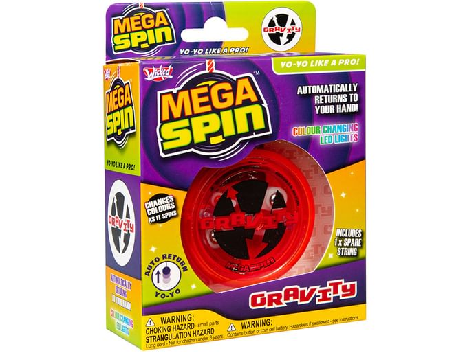 Mega Spin Yoyo packaging 