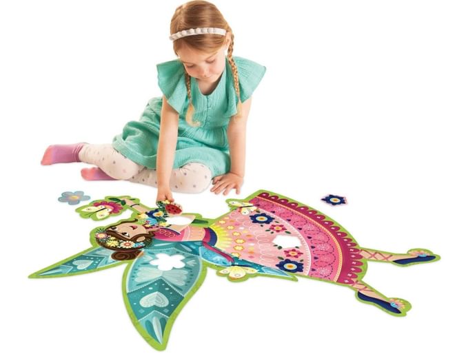 Shimmery Fairy Floor Puzzle Fully Assembled