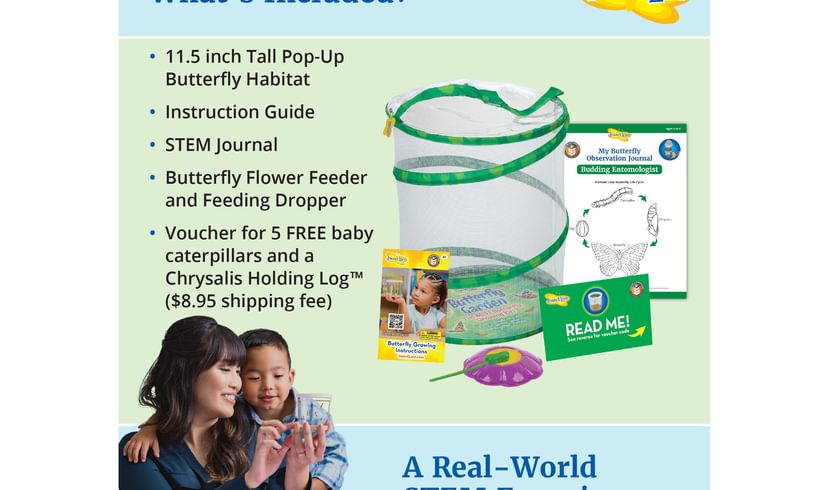 Insect Lore Live Butterfly Garden Packaging