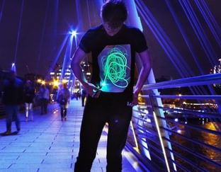 Illuminated Apparel Interactive T-Shirt Age 12 - 14