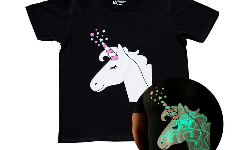 Illuminated Apparel Interactive Unicorn T-Shirt Age 5 - 6