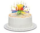 Magic candle birthday cake topper