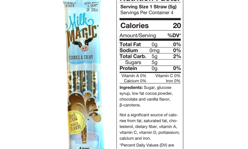 Magic Milk Straws - Cookies & Cream