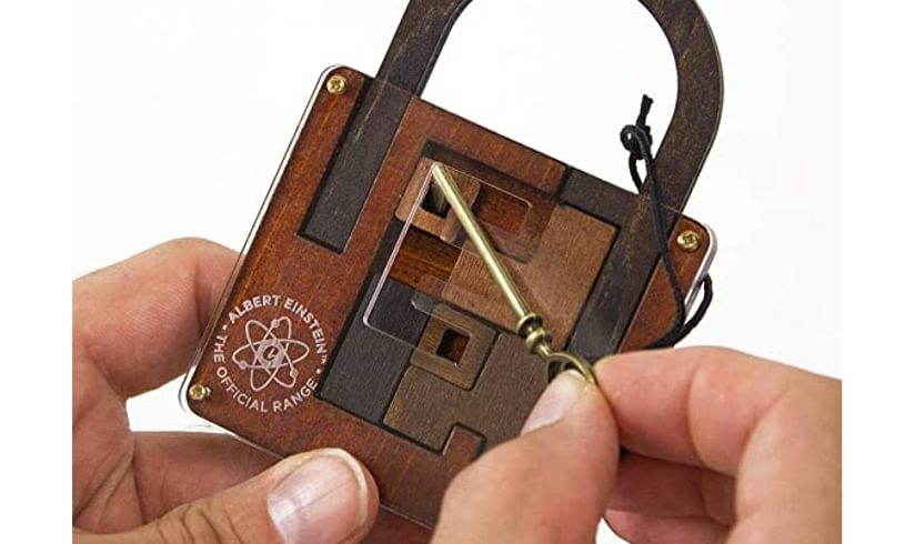 Einsteins Lock 3D Brain Teaser Puzzle