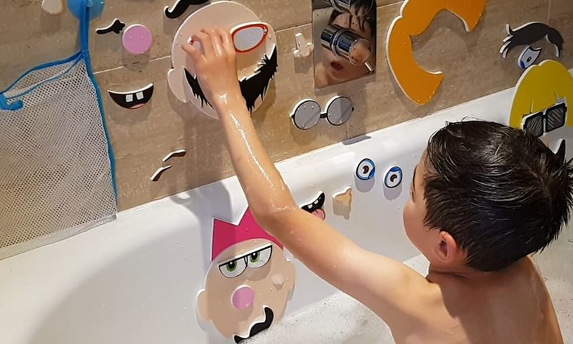 Silly Faces Bath Time Stickers