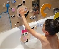 Silly Faces Bath Time Stickers