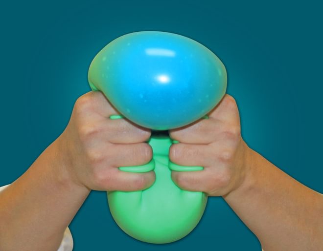 Jumbo stress ball store blue