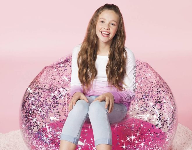 Glitter bean bag online chair