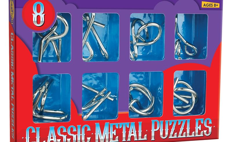 8 Classic Metal Puzzles