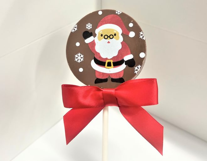 Santa Chocolate Lollipop 