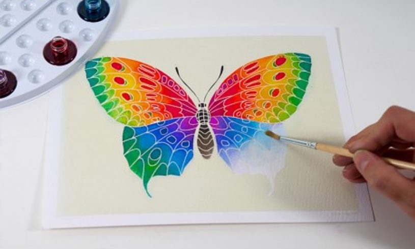 Aquarellum butterflies 