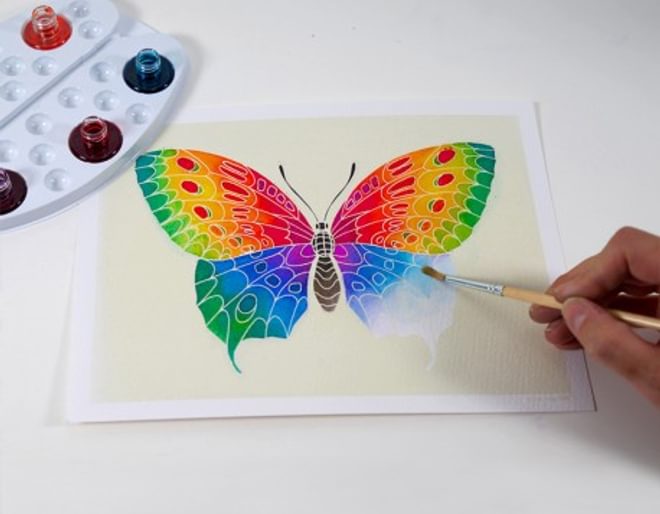 Aquarellum butterflies 