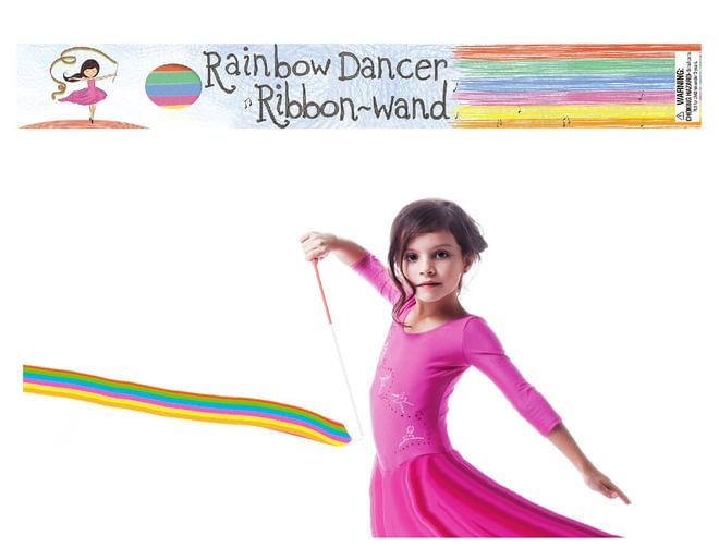 Rainbow Dancer Ribbon Wand, KIDS