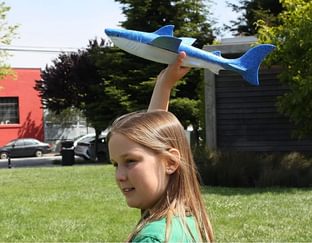 Real flyer diggin shark glider