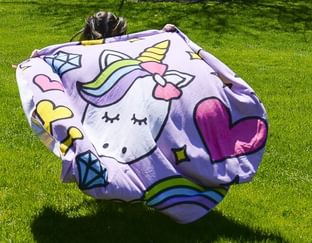 Princess Unicorn WATCHITUDE - Huge Round Towel