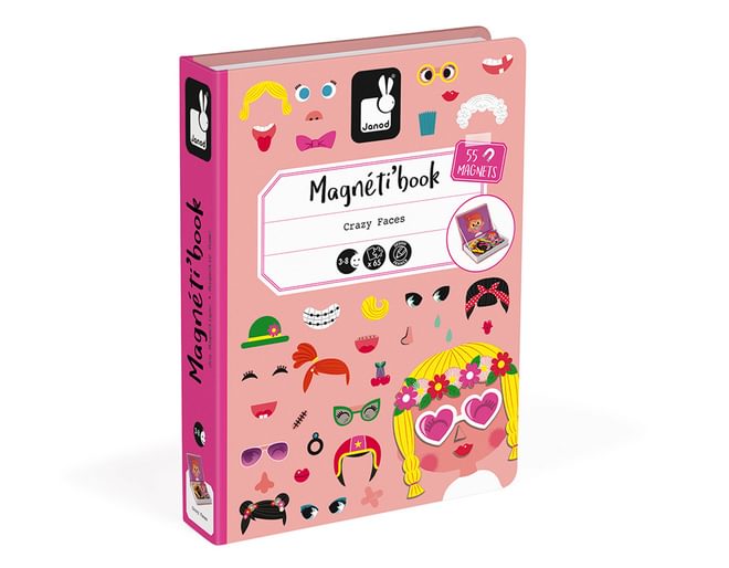 Girls Crazy Faces - Magneti'book - Brilliant Childrens Presents