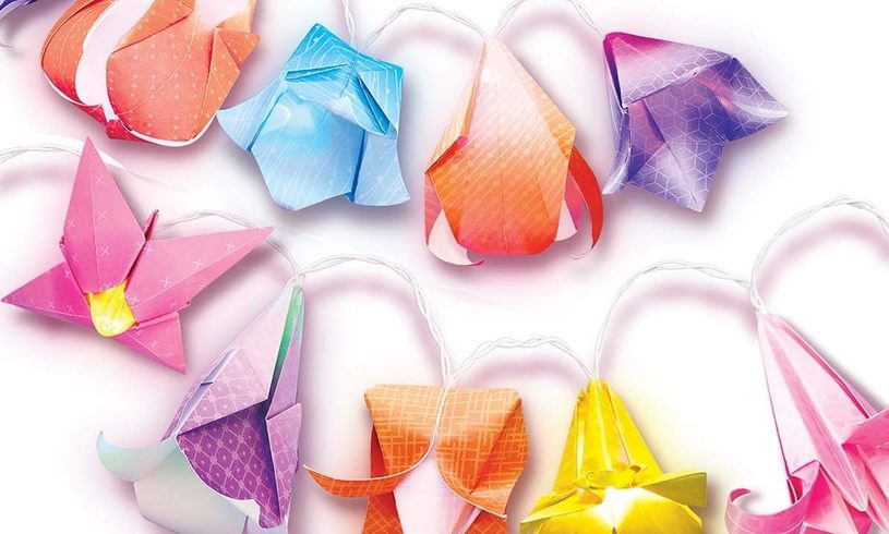 Origami Flower Lights Flowers