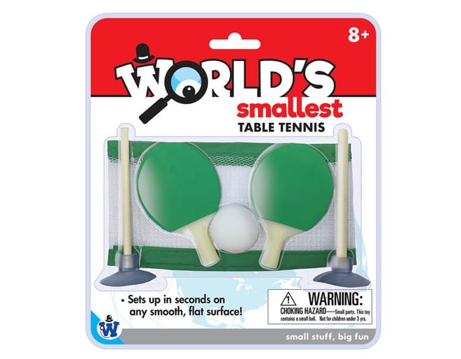 The Miniature Table Tennis - Hammacher Schlemmer