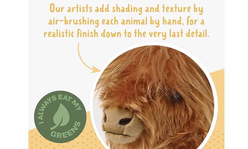 features Living Nature Highland Cow