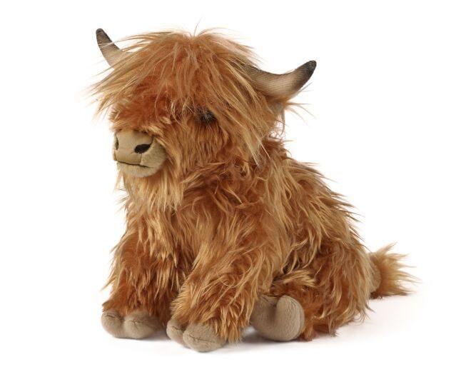 Living Nature Highland Cow Large with Sound Plush Toy