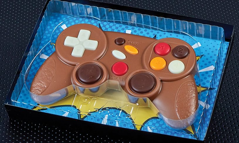 Chocolate Game Controller in case