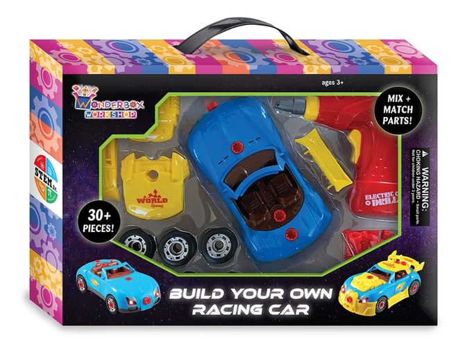 Build your own racing car toy discount