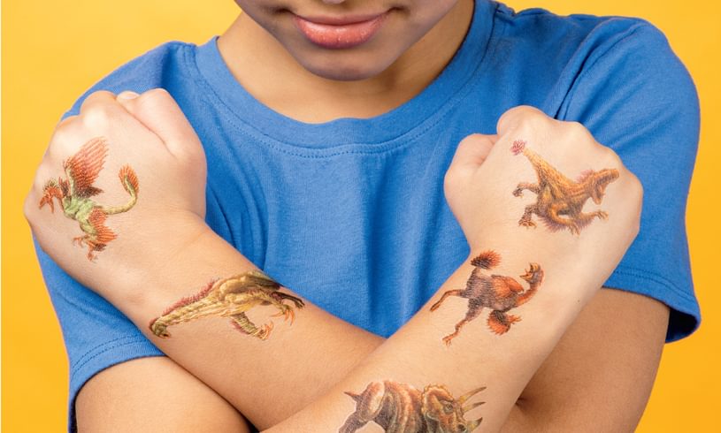 Childrens Dinosaur Tattoos
