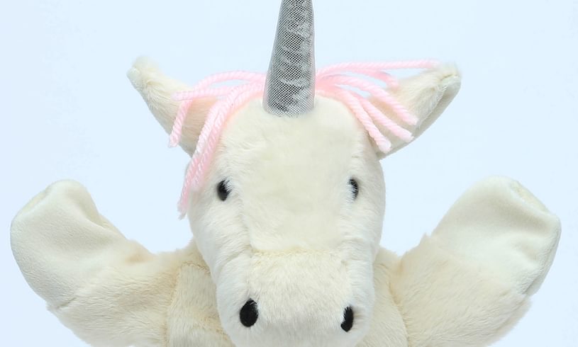 Plush Unicorn Puppet