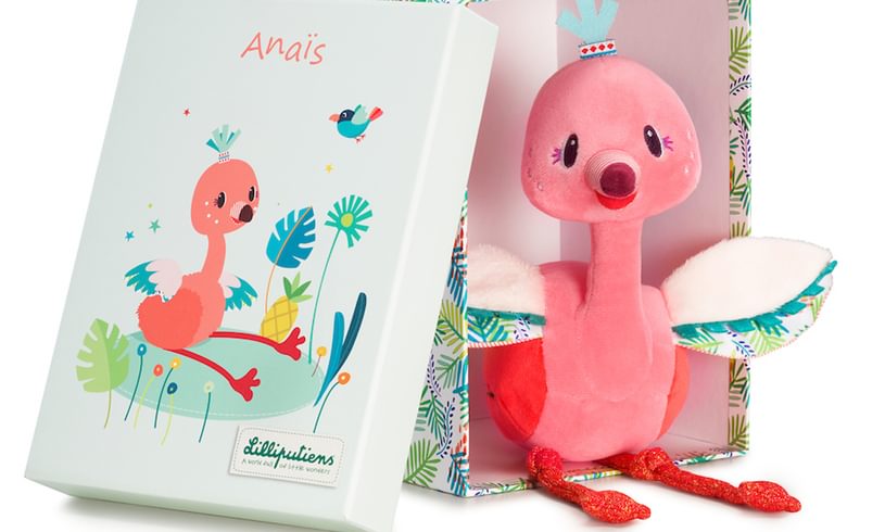 Anais Cuddly Flamingo