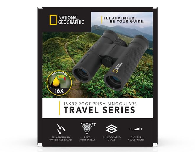 16 by 32 binoculars bag National Geographic