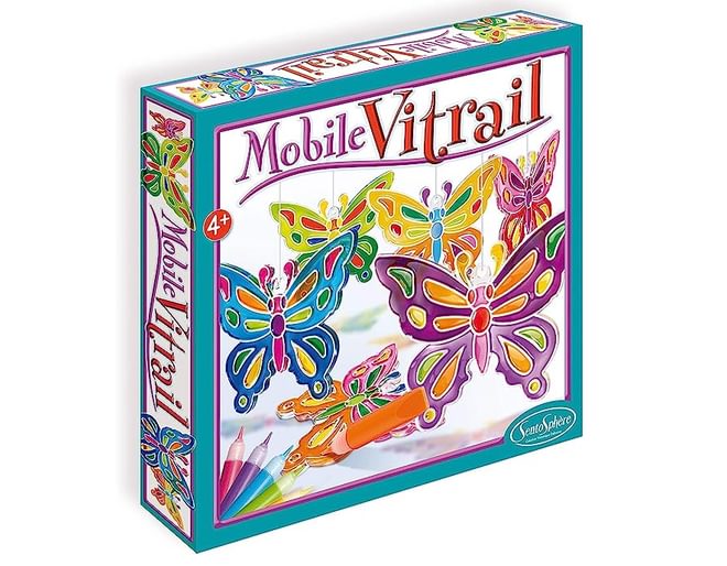 Mobile Vitrail Butterflies Suncatchers contents 
