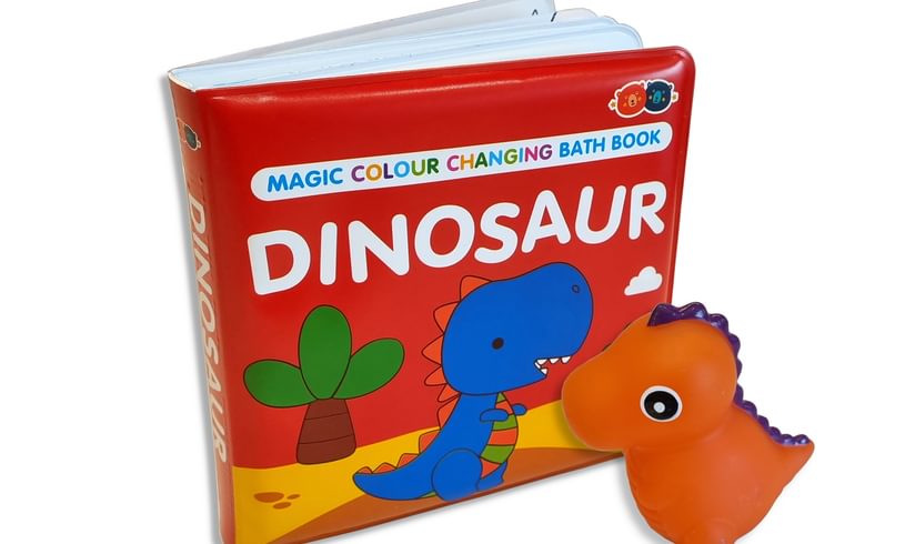 Bath Dinosaur Book & Toy