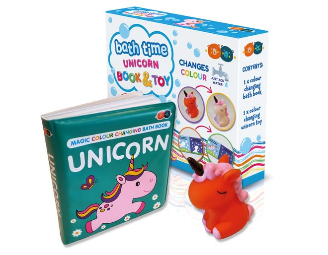 Bath Time Unicorn Book & Toy