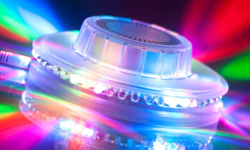 Disco 360 Ice - LED Lightshow - Side view
