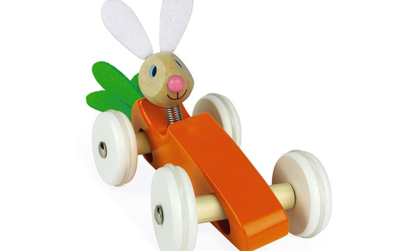Wooden Carrot Car