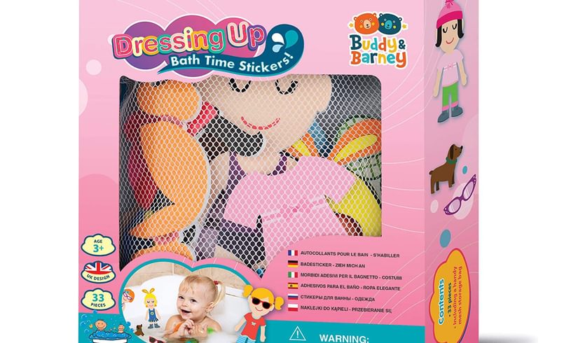 Dressing Up Bath Time Foam Stickers