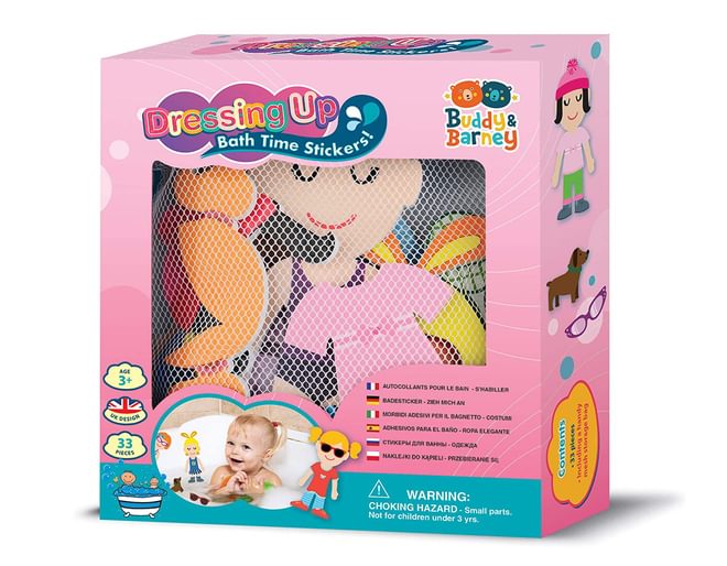 Dressing Up Bath Time Foam Stickers